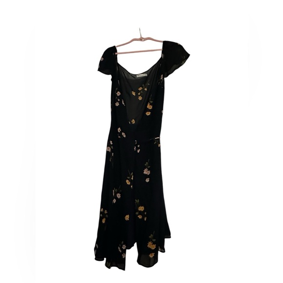 Reformation Floral Wrap Midi Dress - Picture 4 of 6